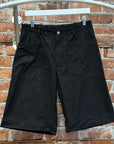DRIES VAN NOTEN CONVERTIBLE PANTS ‘BLACK’
