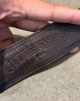 CHROME HEARTS R&R LEATHER BRACELET ‘BROWN’