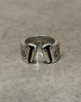 CHROME HEARTS LARGE SCROLL RING ‘SILVER’