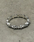 CHROME HEARTS TINY-E BAND RING ‘SILVER’