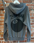 STUSSY 8-BALL PULLOVER HOODIE ‘CHARCOAL’