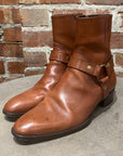 SAINT LAURENT SS14 WYATT HARNESS BOOTS ‘BROWN’