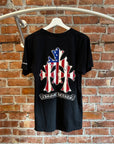 CHROME HEARTS USA TRIPLE CROSS TEE ‘BLACK’
