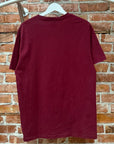 SAMURAI CHAMPLOO x GEEKS RULE "ISHIN DENSHIN SHO" TEE (L) ‘MAROON’
