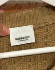 BURBERRY AW22 CRYSTAL EMBELLISHED KNIT SWEATER ‘KHAKI’