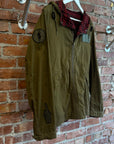 HYSTERIC GLAMOUR LIGHNTING PATCH MILITARY JACKET ‘DARK OLIVE’