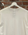 RICK OWENS DRKSHDW LEVEL LONGSLEEVE ‘WHITE’