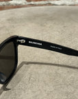BALENCIAGA LOGO ARM SUNGLASSES ‘BLACK’