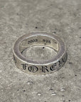 CHROME HEARTS 6MM FOREVER SPACER SIZE 6.5 ‘SILVER’