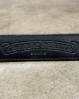 CHROME HEARTS WAXED PUNK BELT ‘SILVER/BLACK’