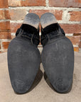 SAINT LAURENT FW13 SUEDE WYATT HARNESS BOOTS ‘BLACK’