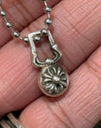 CHROME HEARTS CROSS BALL ZIPPER NECKLACE ‘SILVER’