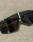 CHROME HEARTS CLITANIC SHIELD SUNGLASSES ‘BLACK’