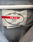 PRADA VINTAGE NYLON SHELL JACKET ‘GREY’