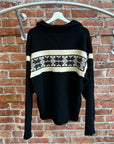 KAPITAL 5G SNOWPRINT SWEATER ‘BLACK’