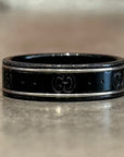 GUCCI DOUBLE-G BAND RING ‘BLACK’
