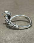DEAL DESIGN NAIL RING 'SILVER'