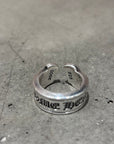 CHROME HEARTS LARGE SCROLL RING ‘SILVER’