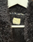 NUMBER (N)INE FULL SHERPA ZIP UP ‘BLACK’