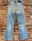 ERL PATCHWORK STARS FLARED DENIM ‘BLUE’