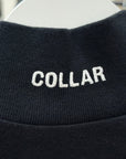 VETEMENTS AW20 "COLLAR" TURTLENECK ‘BLACK’