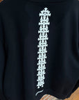 CHROME HEARTS CROSS SPINE PULLOVER HOODIE ‘BLACK’