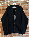 JIL SANDER x UNIQLO LAMBSWOOL CARDIGAN ‘BLACK’