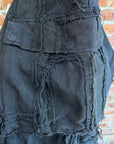 GALLERY DEPT. DISTRESSED PROGRAMMER CARGO PANTS ‘BLACK’