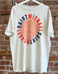 SAINT MICHAEL SPIRAL CIRCLE GRAPHIC TEE ‘MULTI’