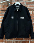 NEIGHBORHOOD X BOUNTY HUNTER WOOL SOUVENIR JACKET ‘BLACK’
