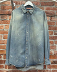 ACNE STUDIOS WASHED PAINTER DENIM SHIRT ‘BLUE’