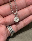 CHROME HEARTS PEACE CHARM NECKLACE ‘SILVER’