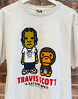 BAPE BABY MILO X TRAVIS SCOTT TEE ‘WHITE’