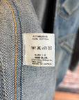 NUMBER (N)INE ZIPPO DISTRESSED DENIM JACKET ‘VINTAGE WASH’