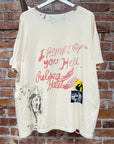 PALY HOLLYWOOD SS26 CHELSEAY HOTEL TEE ‘CREAM/BROWN’