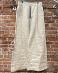 RICK OWENS SS25 HOLLYWOOD LINEN WIDE BELA PANTS ‘DINGE’
