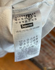 SUPREME X MARGIELA MM6 SS24 BOX LOGO TEE ‘WHITE/RED’