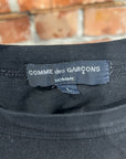 COMME DES GARCONS HOMME AD2018 MINI LOGO TEE ‘BLACK’