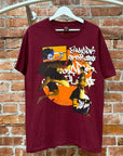 SAMURAI CHAMPLOO x GEEKS RULE "ISHIN DENSHIN SHO" TEE (L) ‘MAROON’