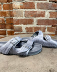 RICK OWENS x BIRKENSTOCK FUR ARIZONA SLIDES ‘GREY’