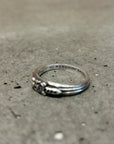 CHROME HEARTS SAPPHIRE BABY DAGGER RING 'SILVER'