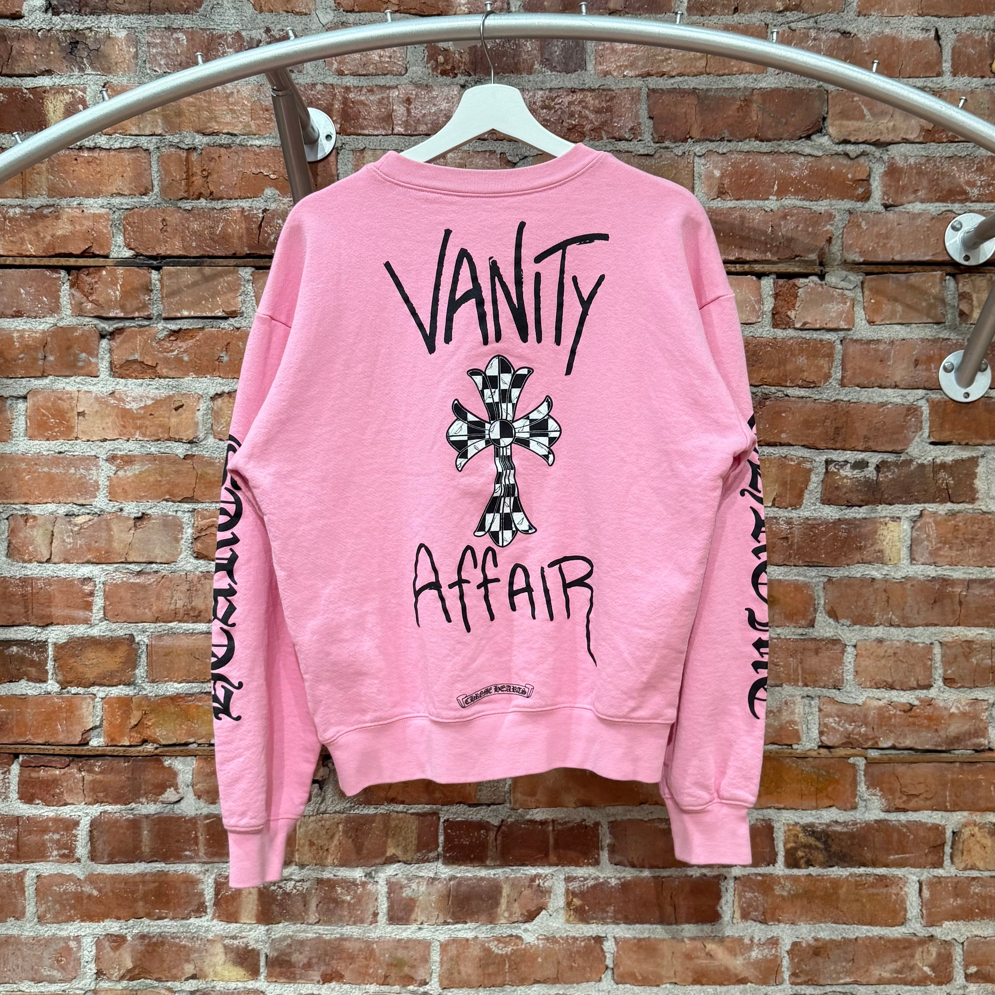 トップス Chrome Hearts matty boy vanity Chrome Hearts Matty Boy Vanity Affair Crewneck Sweatshirt Pink