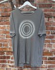 UNDERCOVER SS03 GIZ RING SCAB TEE ‘GRAY/RED’