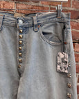 GALLERY DEPT. STUDDED LA FLARE DENIM ‘VINTAGE BLUE’