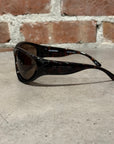 BALENCIAGA CURVED GLASSES ‘TORTOISE’