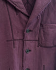 COMME DES GARÇONS X JUNYA WATANABE AD2008 PANEL JACKET ‘PLUM’