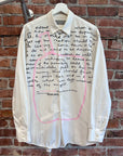 COMME DES GARÇONS HOMME PARFUMS POEM BUTTON UP ‘WHITE’