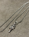 CHROME HEARTS NO. 5 DAGGER NECKLACE ‘SILVER’