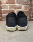 RICK OWENS MAINLINE LEATHER RAMONE LOWS ‘BLACK’