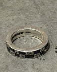 CHROME HEARTS MATTY BOY 99 EYES SPACER RING ‘SILVER’